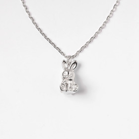 HONESTBOY Rabbit Silver Necklace 詳細画像